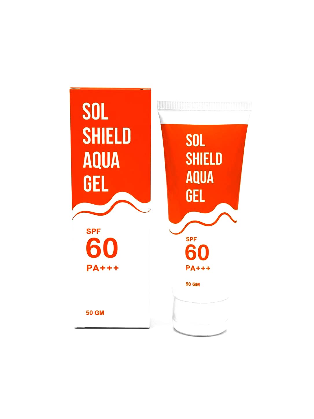 Sol Shield Aqua Gel SPF 60 — Lightweight daily protection · 50g
