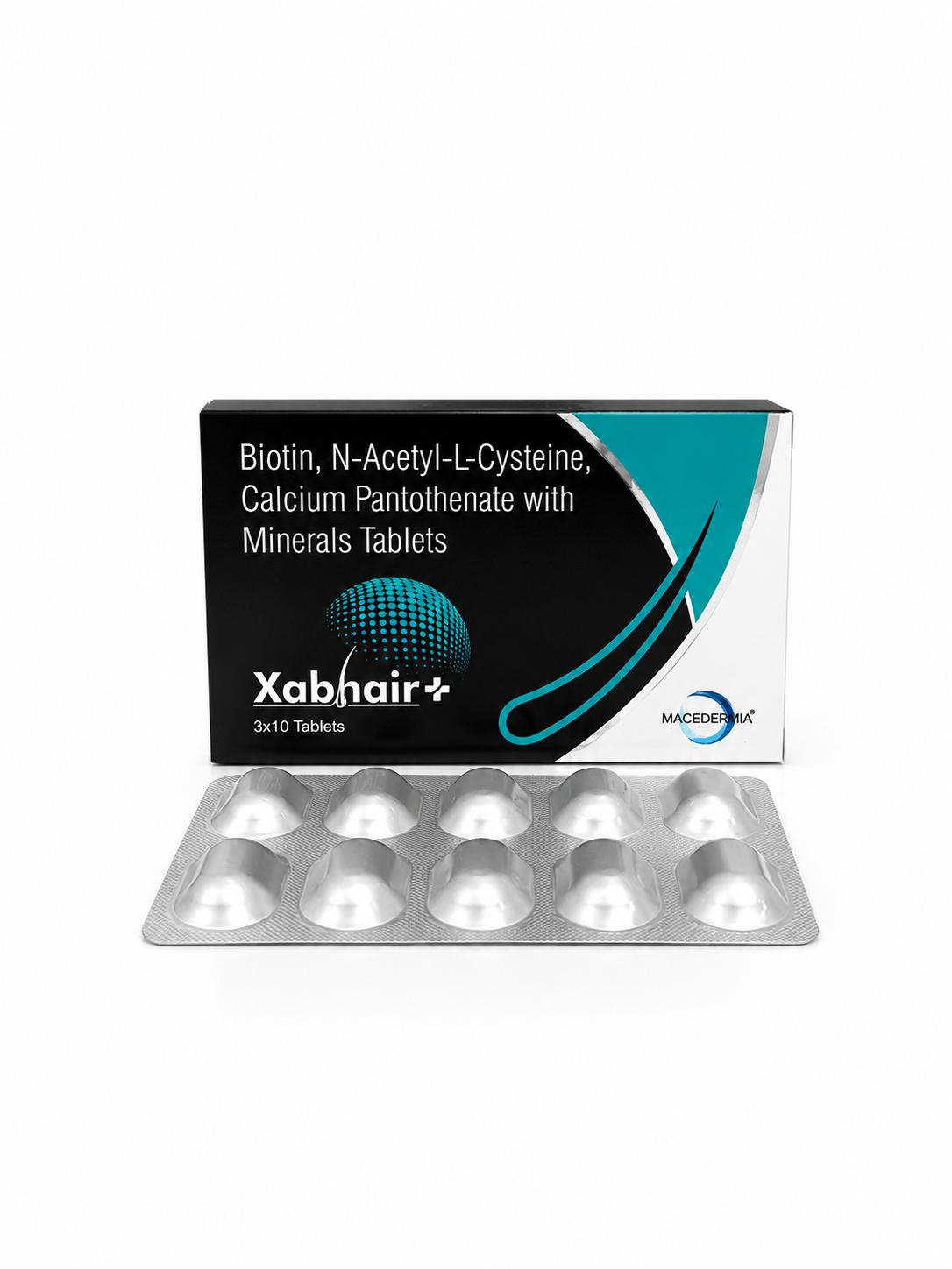 Xabhair+ — Biotin · NAC · Hair & nails